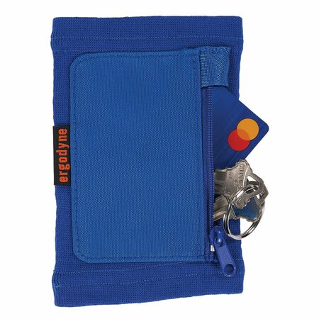 Ergodyne Squids 3388 Wrist ID/Badge Holder, Vertical, Blue 3.5 x 5.5 Holder, 2.75 x 3.75 Insert 19963